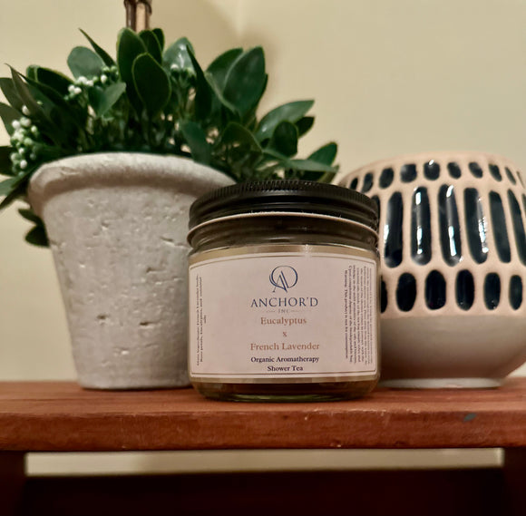Aromatherapy Shower Tea (French Lavender + Eucalyptus )
