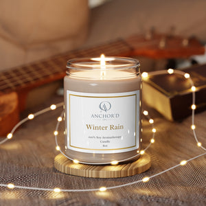 Winter Rain Aromatherapy Soy Candle 8oz